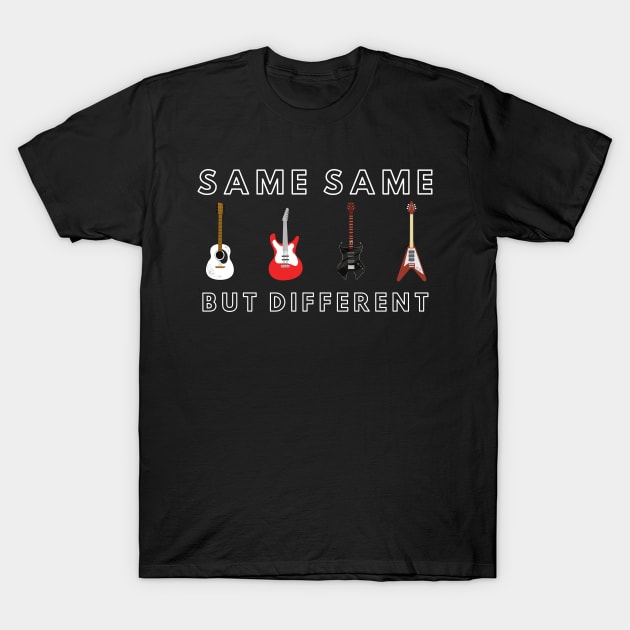 Same Same But Different T-Shirt by Acoustic Apparel